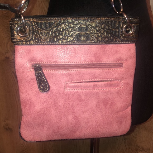 Pretty Pink Rhinestone Crossbody Purse - Picture 9 of 14